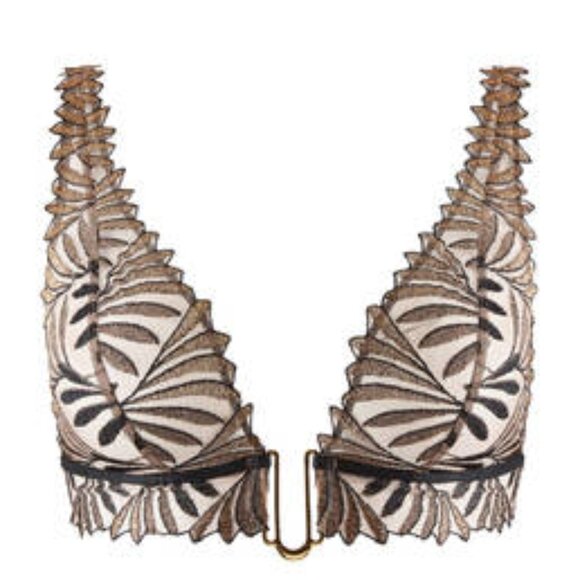 Aubade Paris Sensory Illusion Triangle Wireless Bralette size Medium - Picture 2 of 5